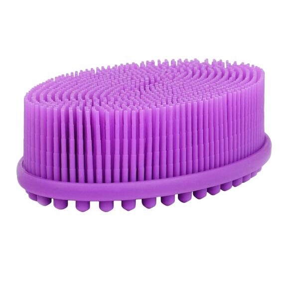 Silicone Body Scrubber Brush – Soft Bristle Exfoliator for Shower - Picture 1 of 2